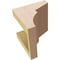 Ekena Millwork 5"W x 5"D x 5"H Wide Monterey Rough Cedar Woodgrain TimberThane Corbel, Primed Tan CORUR05X05X05MONRCPR - alternate 6